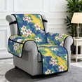 thumbnail image 2 of TSOVTHRID Tropical Floral Palm Leaf Print Recliner Cover Non Slip Recliner Chair Covers Lazy Boy Recliner Cover Furniture Protector Cover with Storage Pocket Reclining Slipcovers for Dogs, Pets, 2 of 7