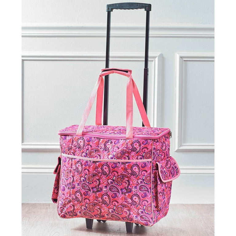 Sewing Machine Tote Damask