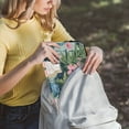 thumbnail image 5 of FORMRS 13"-13.3" Laptop Sleeve Protective Case Soft Carrying Quilted Computer Bag Cover, Green Floral, 5 of 7