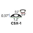 thumbnail image 2 of Cable Shield PVC Foor Cord Cover - Model: CSX-1 - Length: 59" - Color: Brown - 1 Piece, 2 of 3