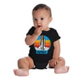 thumbnail image 6 of Retro NASA Worm Logo Rocket Launch Romper Boys or Girls Infant Baby Brisco Brands 12M, 6 of 7