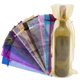 thumbnail image 2 of 20 bolsas de organza para vino de 14 x 37 cm con cordón, bolsas para botellas de champán, vino tinto y blanco, bolsas de regalo para decoración de fiestas de boda, 2 of 5