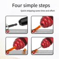 thumbnail image 3 of Electric Wire Stripper Knife Hexagonal Handle Electrical Wire, 3 of 5
