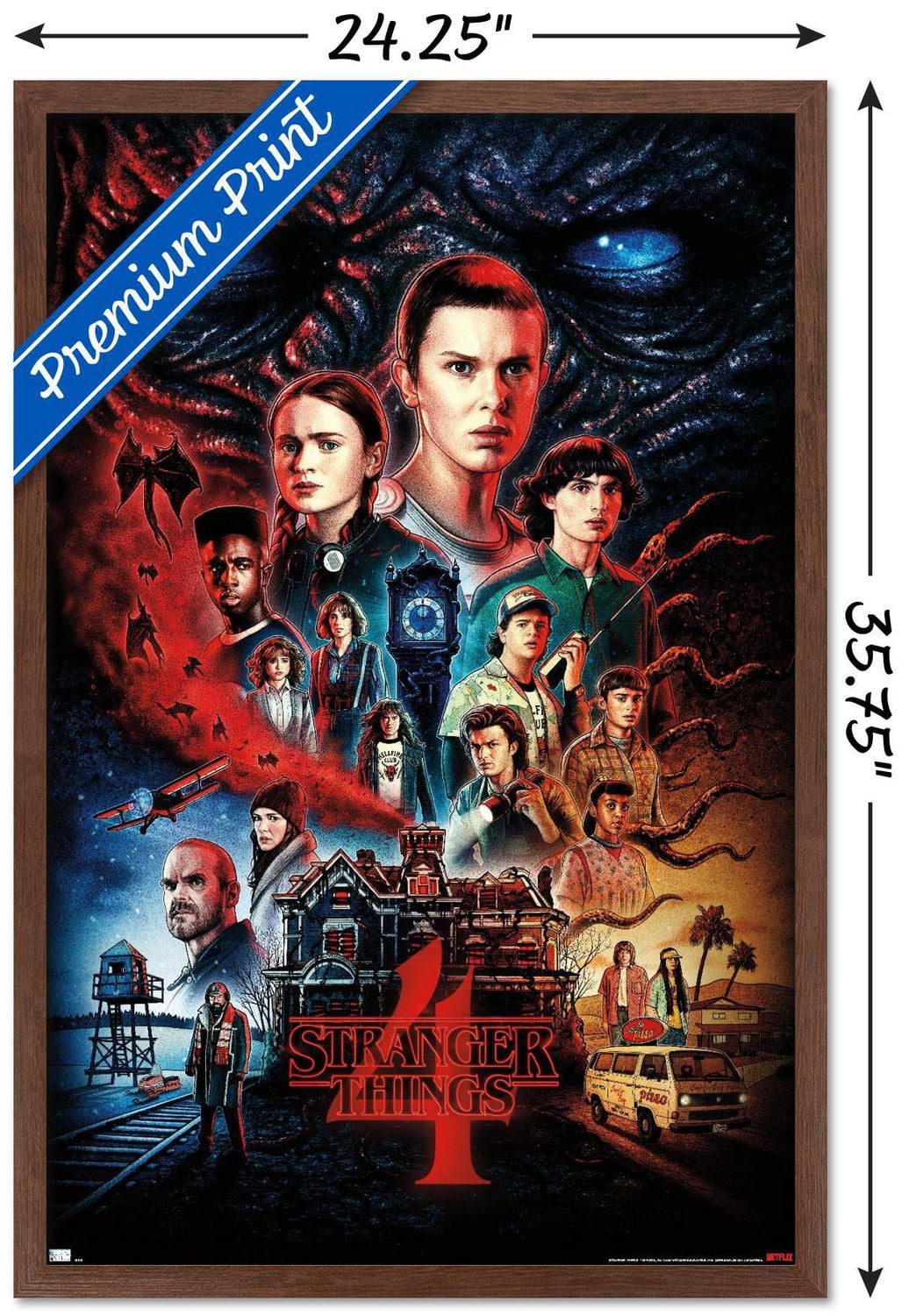 Netflix Stranger Things: Season 4 - One Sheet Wall Poster