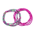 thumbnail image 2 of 2Pcs Waist Bead Chains Bohemian Belly Bead Body Chain for Summer Party Red, 2 of 7