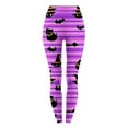 thumbnail image 3 of Halloween Leggings for Women High Waisted Athletic Workout Legging Soft Stretch Printed Gym Yoga Pants, 3 of 3