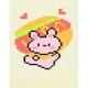 thumbnail image 1 of Hilo Hot Dog Bunny punto de cruz parcial 11CT algodón DIY impreso Kits (1340) FLhrweasw Nuevo, 1 of 9