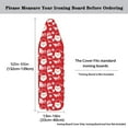 thumbnail image 5 of HELLHERO Ironing Board Cover 15x54 Inch Santa Claus Iron Board Cover Steam Iron Board Cover Standard Full Size 3 Hook and Loop Fastener Strap, 5 of 5