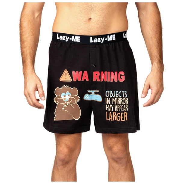 Mens Funny Boxer Male XS-L, Objects, Size: L, Lazy - Walmart.com