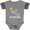 Football Heather and Smoke, variant on Inktastic Fort Myers Beach Florida Dolphin Boys or Girls Baby Bodysuit