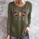thumbnail image 1 of Pntutb Ladies Fashion Casual Christmas Print cuello redondo suelto manga larga top Pntutb Pntutb-3267, 1 of 7