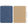 thumbnail image 3 of 25Pcs Iron-On Patches for Clothing Repair, Assorted Colors & Shapes Fabric Mending Kit with Denim, Twill & Cotton, No-Sew Heat Press Adhesive Patch for Jeans and DIY Crafts,3.7" x 4.9", 3 of 5