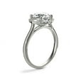 thumbnail image 3 of 0.70 Ct Brilliant Round Shape Genuine Diamond Sparkle Ring for Engagement and Wedding in Solid 18K White Gold Size 6.5, 3 of 8