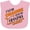 AD-Pink, variant on Inktastic I Wear Orange for My Grandma- Multiple Sclerosis Awareness Boys or Girls Baby Bib