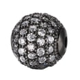 thumbnail image 1 of Jumpingount de cuentas, para el tobillo, espaciador de cuentas decorativas, fabricación de joyas DIY, accesorio hecho a mano, negro, blanco, 10mm Type1 NO1, 1 of 6