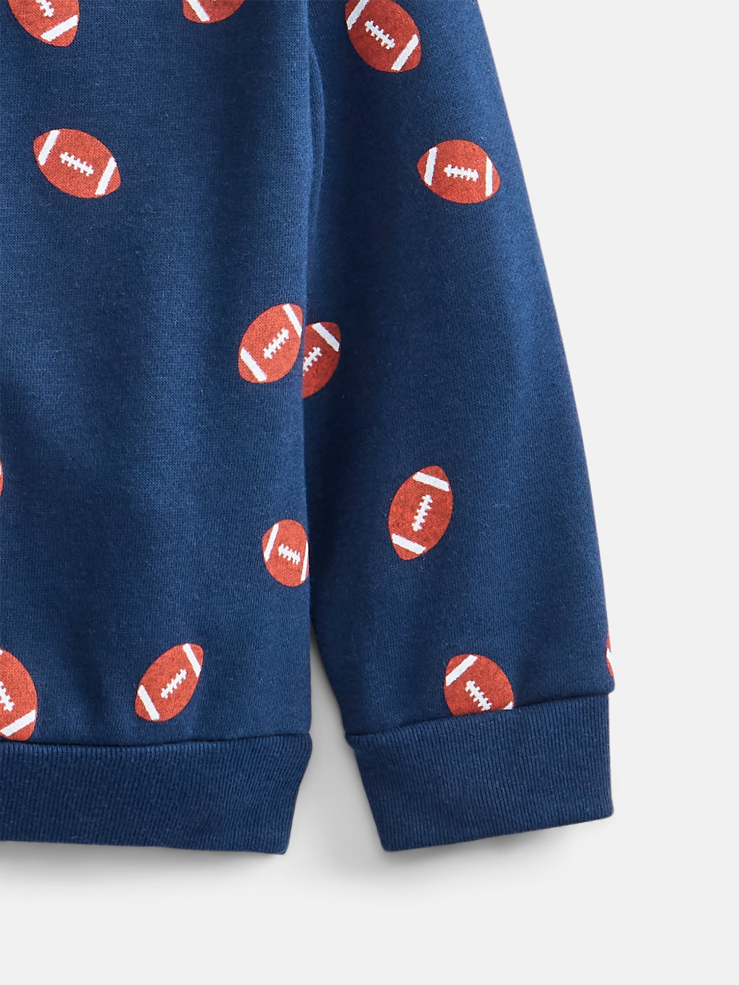 Wonder Nation Baby & Toddler Fleece Crewneck Sweatshirt, Sizes 6M-5T