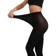 thumbnail image 4 of 2 Pairs Women's Solid Color Tights 80D, Soft Opaque Microfiber Tights, 4 of 5