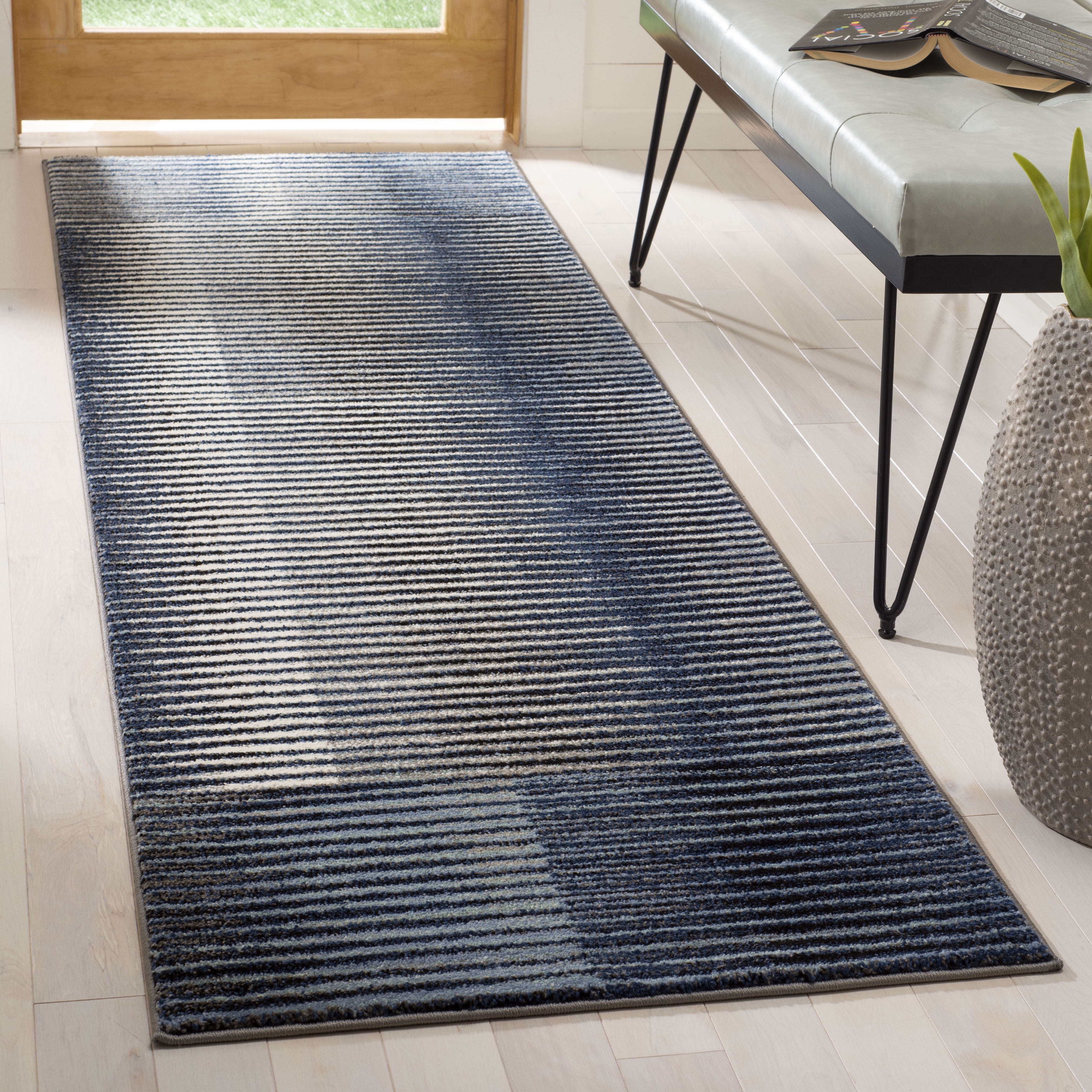 Safavieh Galaxy Savannah Abstract Striped Area Rug or Runner