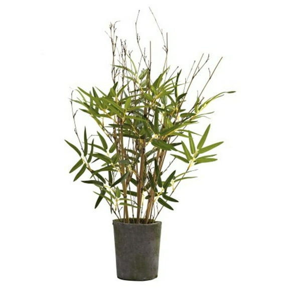 Nearly Natural 27" Bamboo Tree w/Cement Pot