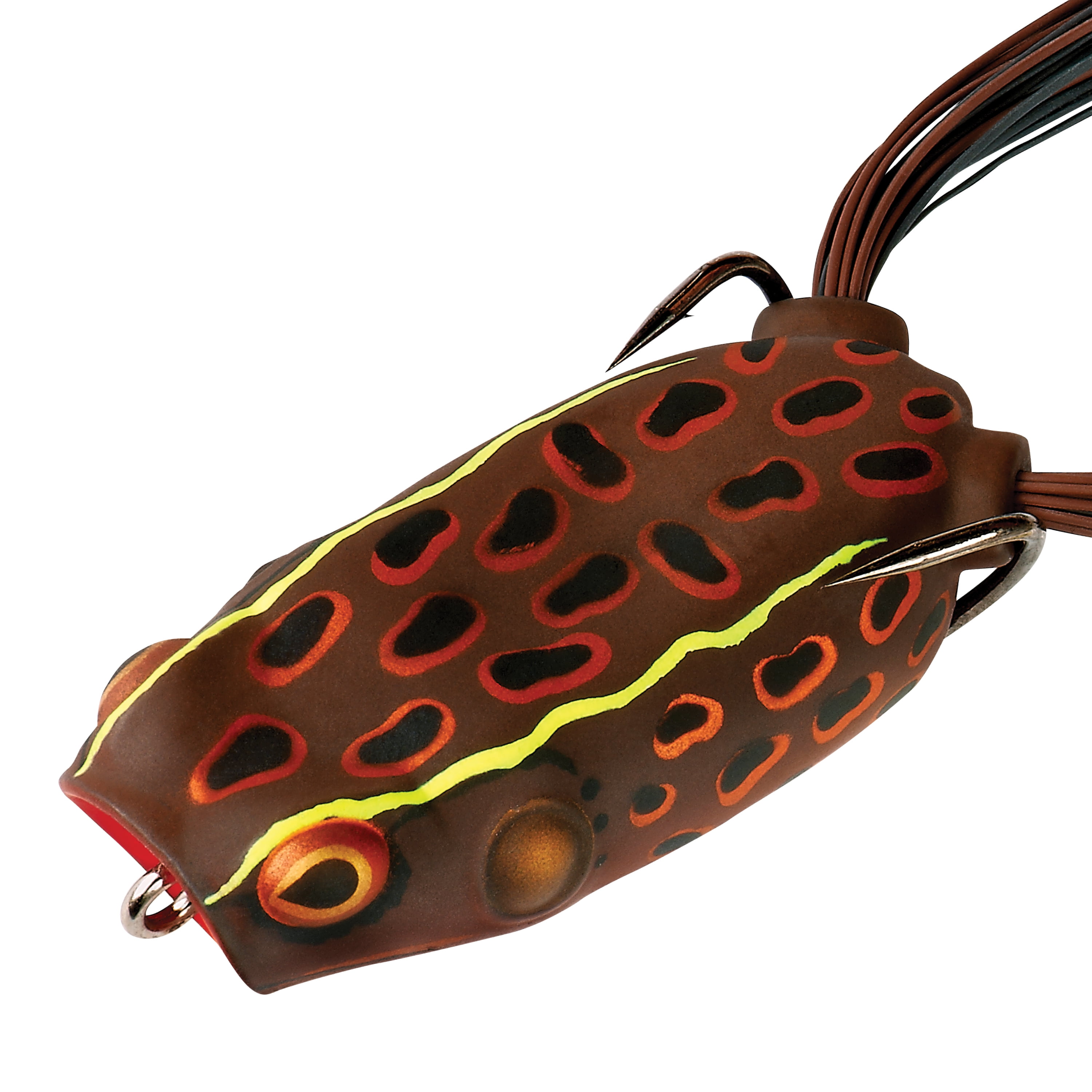 (2 pack) BOOYAH Poppin' Pad Crasher Hollow Body Frog Sunburn 3" 1/2 oz.