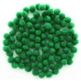 thumbnail image 2 of Essentials By Leisure Arts Pom Poms - Green - 5Mm 100 Piece Pom Poms Arts And Crafts Green Pompoms For Crafts Craft Puff Balls For Crafts, 2 of 3