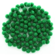 Essentials by Leisure Arts Green Craft Pom Poms 5mm 100 Count