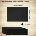thumbnail image 6 of 40 Sheets Black Tissue Paper 28 x 20 Inches Black Wrapping Paper Bulk for Weddings Birthday DIY Project Wrapping Crafts Decor, 6 of 7