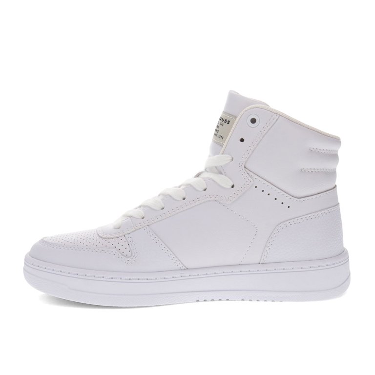Levi's Women's Drive Hi 2 Sneaker - Retro High-Top Vegan Leather Sneakers With Cushioned Footbed