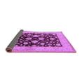 thumbnail image 2 of Ahgly Company Indoor Round Oriental Purple Traditional Area Rugs, 7' Round, 2 of 4
