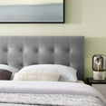thumbnail image 3 of Modway Emily King Tufted Performance Velvet Headboard in Gray, 3 of 9