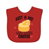 Inktastic Cheese Lover Kids Boys or Girls Baby Bib