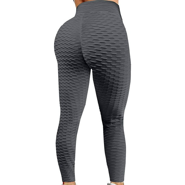 Women's Bubble Hip Butt Lifting Anti Cellulite Legging High Waist