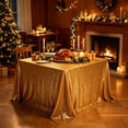 thumbnail image 5 of Sequin Tablecloth 47.24 x 47.24 Inches, Sparkling Polyester Table Cover for Wedding Birthday Party Events, Glitter Decorative Table Linen for Halloween Thanksgiving Christmas Home Decor, 5 of 7
