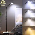 thumbnail image 2 of Lámpara de pie LED Luckystyle superbrillante, regulable con mando a distancia, 2 of 7