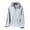 Gray, variant on Sun Protection Jackets for Men Plus Size Full Zip Long Sleeve Hooded Big & Tall Coat for Men Lightweight Athletic Jackets with Pockets White XL