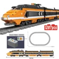 thumbnail image 1 of LP 02015 Train Station Building with Taxi and Rail Track Pieces Bus Station Compatible 60050 Toys for children Gift Q0624, 1 of 6