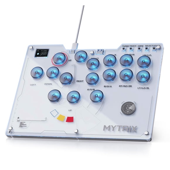 Stick Arcade Mytrix M16 sin Palanca con 16 Teclas RGB Hot Swap