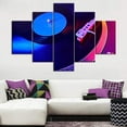 thumbnail image 3 of TISHIRON 5PCS Framed Canvas Wall Art Set,50"x24" DJ to Mix Canvas Art Decor, 3 of 7
