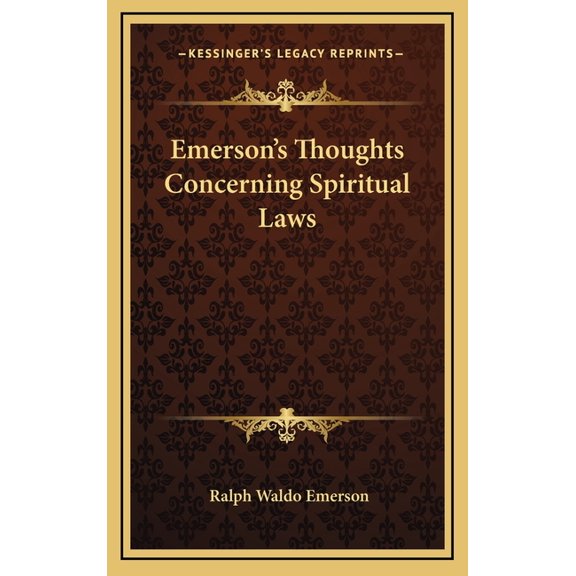 Emerson's Thoughts Concerning Spiritual Laws, (Hardcover)