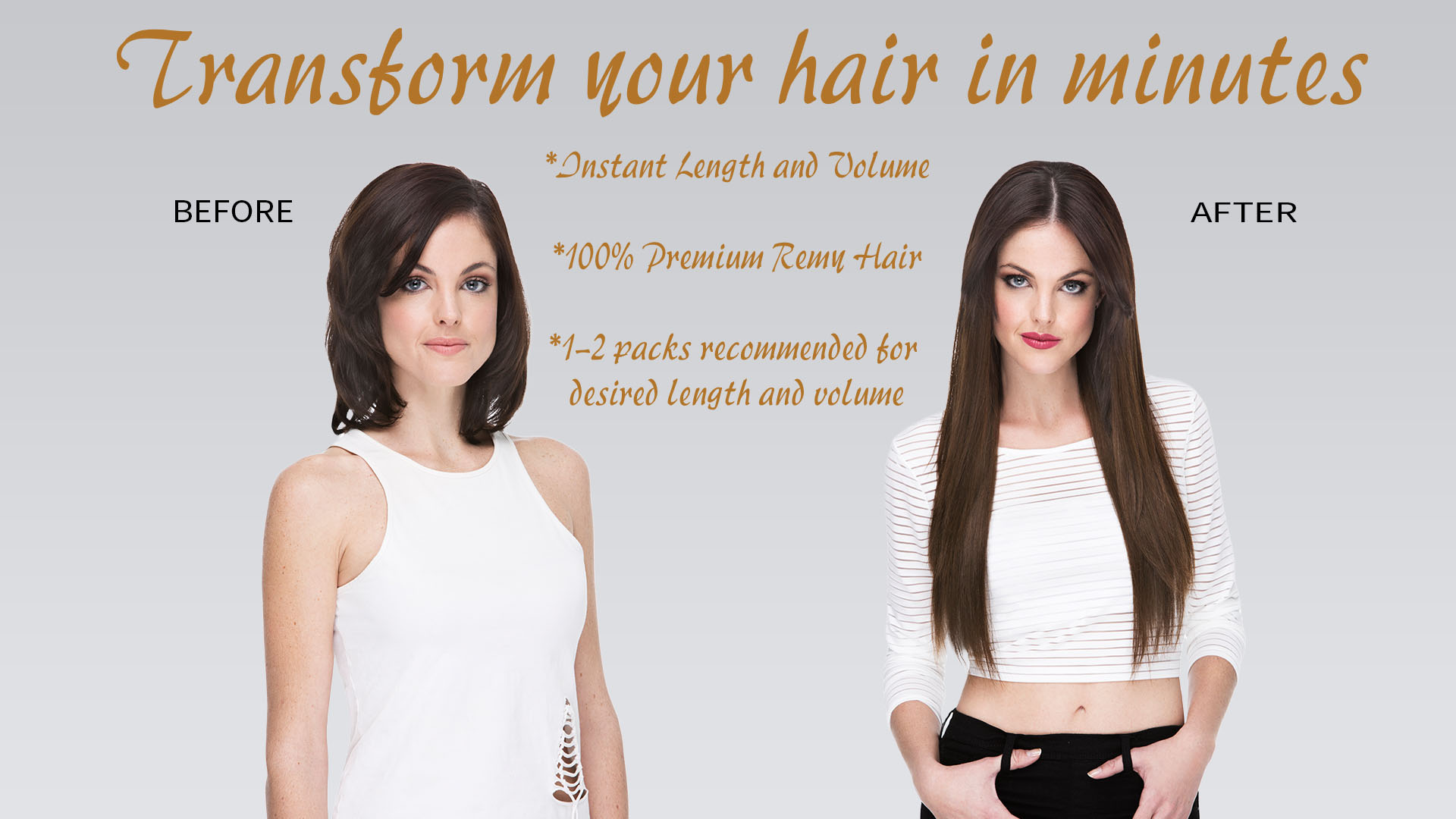 EURONEXT Clip in hair extensions, 100% Remy human hair, 18 inches, Straight, Curly, Dark Blonde Frost #8.22
