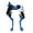 Blue, variant on 7/8" 22mm Motorcycles Aluminum Clutch Brake Handle Lever Perch for Motorbike Scooter Modification