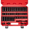 thumbnail image 1 of Juego de enchufes AMM 3/8 Drive Impact CR-V de 48 piezas SAE (8-19 mm), 1 of 7