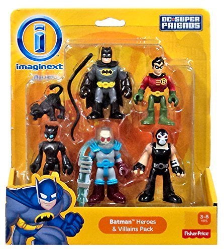 imaginext dc super heroes and villains
