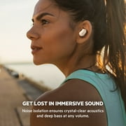 Belkin SoundForm True Wireless Earbuds, Bluetooth Headphones with Microphone, Touch Controls, IPX5 Sweat & Splash Resistant with Charging Case - White