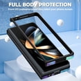 thumbnail image 4 of Petocase for Samsung Galaxy Z Fold 4 Case,Thin Slim Stylish TPU Bumper Shockproof Drop Protection Phone Cover for Girls Women,Blue, 4 of 8