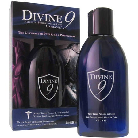 Divine 9 Water Based Personal Lubricant, 4 oz (Best Personal Lubricants For Female)