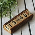 thumbnail image 4 of Coofit Wood Calendar Creative Natural Decorative Perpetual Calendar Desktop Calendar, 4 of 10