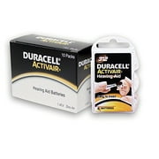 40 Duracell Hearing Aid Batteries Size: 312