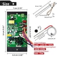 thumbnail image 3 of BAC365 Digital Thermostat Kit Compatible with Traeger Pro 34 20 22 Series Wood Pellet Smoker Grills,Thermometer Control Panel Replacement Parts with Dual Meat Probe, 3 of 7