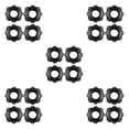 thumbnail image 1 of relayinert 4pieces Rust-resistant Swivel Bearings – Smooth Operation For Furniture Swivel Bearing Turntable black 5Set, 1 of 6